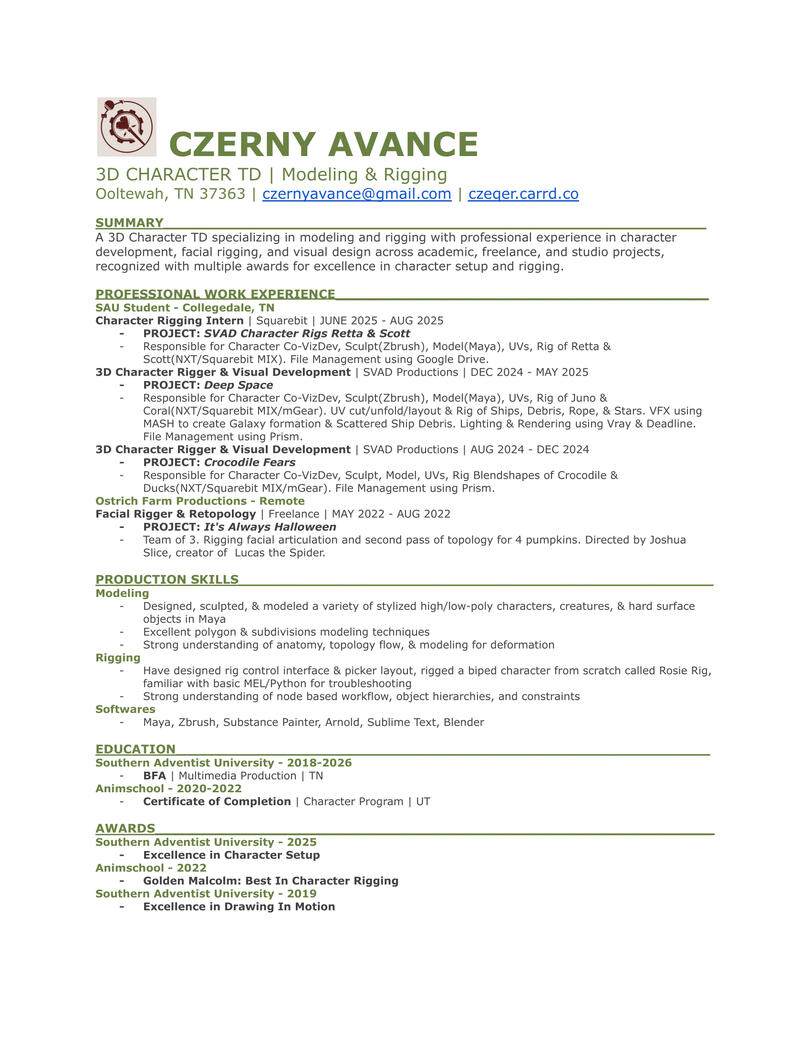 TD RESUME