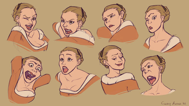 Facial Expression Study Sheet